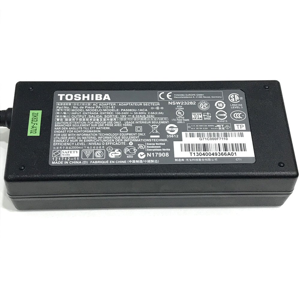 120W Toshiba A000030250 Alimentatore Adattatore Originale + Cavo - Clicca l'immagine per chiudere